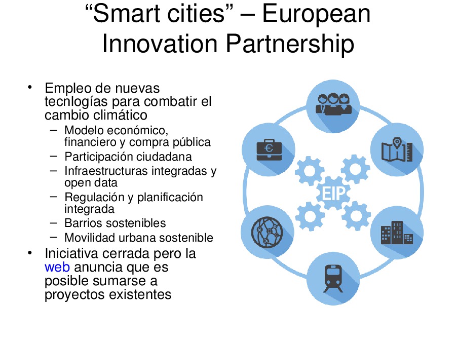 Las ciudades españolas en las redes de cooperación europea